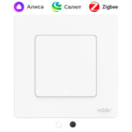 Умный одноклавишный кнопочный Zigbee выключатель MOES Умный одноклавишный кнопочный Zigbee выключатель MOES